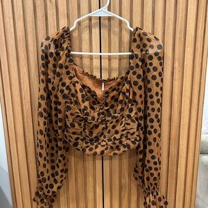 Free People Polka Dot Women's Top